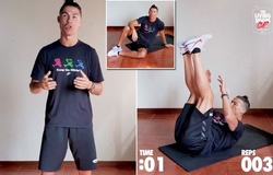 Ronaldo gây kinh ngạc với thử thách độ dẻo dai cho cộng đồng mạng