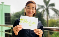 VĐV Việt Nam tiêu biểu 2019 Nguyễn Thị Oanh mong mọi người tiếp tục ủng hộ chiến dịch Xin Cảm Ơn