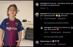 Messi cũng phải trầm trồ về kỹ năng tuyệt vời của cậu bé 7 tuổi