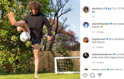 Ngôi sao Arsenal làm đã mắt với tuyệt chiêu ghi bàn từ sau khung thành