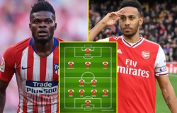 Đội hình Arsenal mùa tới sẽ thế nào với Partey và một tiền đạo mới?