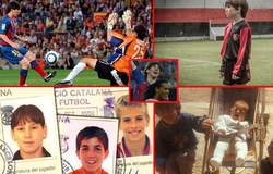 Hình ảnh độc về tuổi thơ của Messi cho đến ngày ghi bàn đầu cho Barca