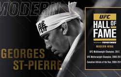 Huyền thoại MMA Georges St-Pierre được vinh danh tại sảnh danh vọng UFC