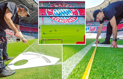 Bayern Munich trang trí sân lộng lẫy sẵn sàng cho Bundesliga 