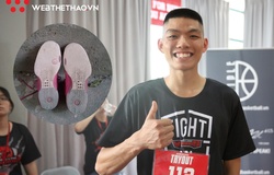 Xót xa với đôi giày nát bươm đưa baller Lào Cai lọt top Try Out TLW