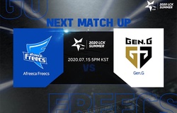 Kết quả LCK Mùa Hè 2020 hôm nay 15/7: AF vs GEN