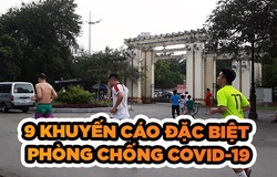 9 khuyến cáo dành cho người tập TDTT để phòng chống COVID-19