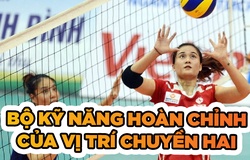 Bộ kỹ năng hoàn chỉnh của vị trí chuyền hai trong bóng chuyền