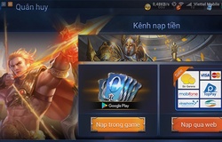 Cách nạp tiền Liên quân bằng SMS mới nhất