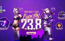 Sinh nhật 23/08 FF: Sự kiện mừng Free Fire 3 tuổi từ Garena VN