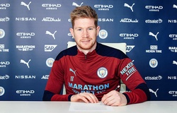 De Bruyne nhận lương cao nhất Ngoại hạng Anh khi gia hạn với Man City