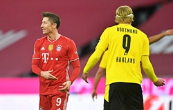 Haaland lập cú đúp chớp nhoáng vẫn thua hat-trick của Lewandowski