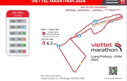 Cung đường chạy Viettel Marathon Luang Prabang Unitel 2024 có gì thú vị?