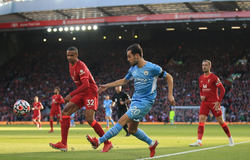 Man City và Liverpool so kè sít sao về điểm số trong 4 mùa gần đây