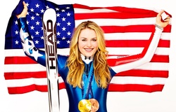 Nhan sắc quyến rũ của nữ VĐV trượt tuyết - Lindsey Vonn