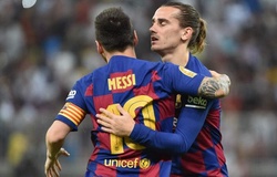 Barca mất một nửa số bàn thắng khi không còn Messi và Griezmann