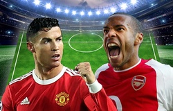 Đội hình kết hợp tốt nhất trận MU vs Arsenal gồm Ronaldo và Henry