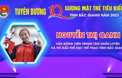 Nguyễn Thị Oanh lọt nhóm 10 Gương mặt trẻ tỉnh Bắc Giang tiêu biểu năm 2023