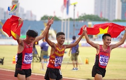 Lê Văn Thao đánh bại người hùng điền kinh Timor Leste tại Đại hội Sinh viên Đông Nam Á