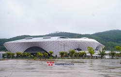 Chùm ảnh Nhà thi đấu đa năng Đại Yên tổ chức môn bóng chuyền SEA Games 31