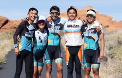 Gia đình 5 người có tới 3 thành viên giành suất dự giải IRONMAN 70.3 thế giới