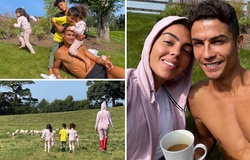Gia đình Ronaldo khoe ảnh cuộc sống đồng quê ở Manchester