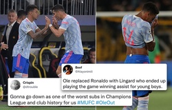 CĐV MU phản ứng giận dữ với quyết định thay Ronaldo bằng Lingard