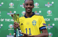 Alexander Isak trở thành vua rê bóng tại EURO 2021