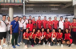 Dàn tuyển thủ điền kinh SEA Games bắt đầu chuyến tập huấn Thái Lan