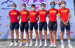 Tuyển xe đạp đường trường nữ đã tới Tajikistan dự giải châu Á trước SEA Games 31