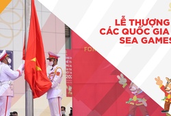 Lễ thượng cờ các quốc gia trang nghiêm trước ngày khai mạc SEA Games 31