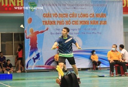 Chùm ảnh: Tiến Minh thắng dễ giải vô địch cầu lông cá nhân TP.HCM 2020 