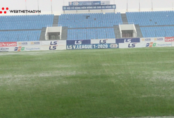 Hải Phòng FC không thể tập làm quen sân vì mưa lớn ở Đà Nẵng
