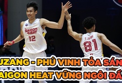 Juzang - Phú Vinh tỏa sáng, Saigon Heat xây chắc ngôi đầu