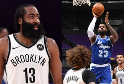 Thiệt quân và chơi có phần dưới sức, LeBron cùng LA Lakers gục ngã trước Brooklyn