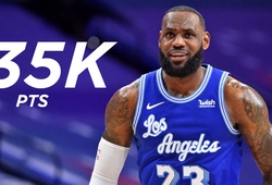 LeBron James cán cột mốc ghi điểm mới: Sánh ngang các huyền thoại NBA