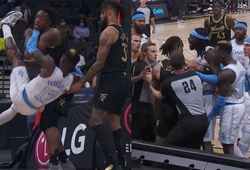 VIDEO: Ẩu đả bùng nổ trong trận đấu giữa Lakers vs Raptors