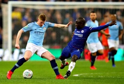 Đội hình ra sân Man City vs Chelsea: De Bruyne đối đầu Kante