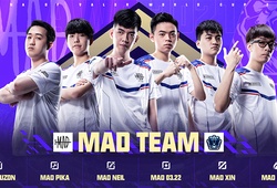 Đội hình MAD Team chào đón Yuzon trở lại trước thềm AWC 2021