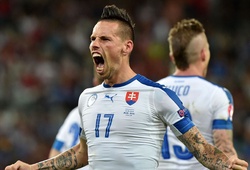 Khi hy vọng EURO của Slovakia lại đặt trên vai của Marek Hamsik