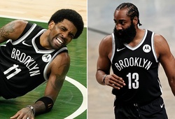 Trước lượt trận bản lề, Brooklyn Nets nhận tin xấu về Kyrie Irving và James Harden