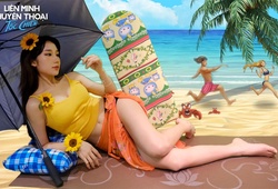LMHT: Mina Young khiến fan sửng sốt với Cosplay Leona Tiệc Bãi Biển
