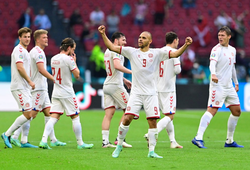 Đan Mạch vào tứ kết EURO 2021 với số bàn thắng kỷ lục