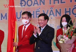 Chùm ảnh Lễ xuất quân Đoàn Thể thao Việt Nam dự Olympic Tokyo 2020