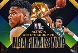 Giannis Antetokounmpo trở thành Finals MVP 2021: Phần thưởng xứng đáng!