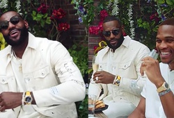 Sao bóng rổ Russell Westbrook cùng LeBron James đi đóng MV cho rapper Nas