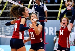 Mỹ suýt thành cựu vương giải bóng chuyền nữ U18 Thế giới