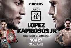 Lịch thi đấu Boxing: Teofimo Lopez vs Georges Kambosos Jr