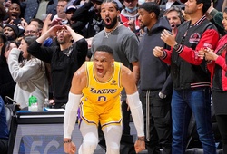 Russell Westbrook từ tội đồ thành người hùng, giải cứu Los Angeles Lakers trước Raptors