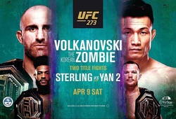 Lịch thi đấu UFC 273: Volkanovski vs. Korean Zombie, Yan vs. Sterling 2